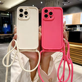 Clear Crossbody Lanyard Case for iPhone